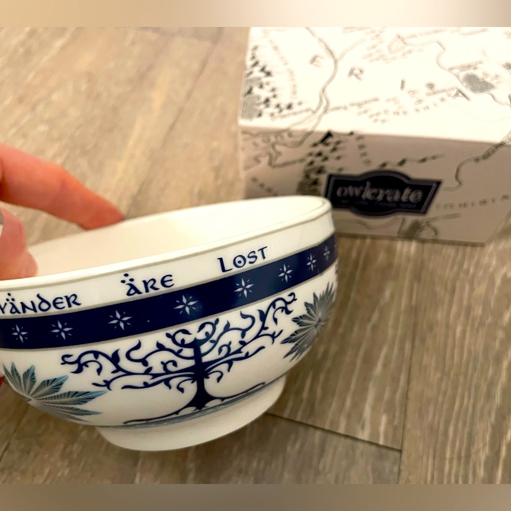 Owlcrate LOTR Gondor Collectible Bowl. New in box.